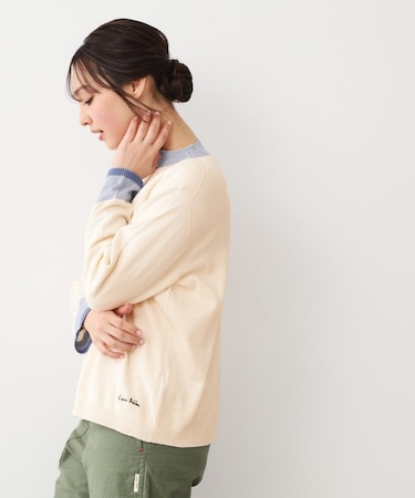 【カラー追加！日本製/ワンマイルウエア】コットン コンパクトヤーン カーディガン