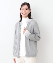 【カラー追加！日本製/ワンマイルウエア】コットン コンパクトヤーン カーディガン