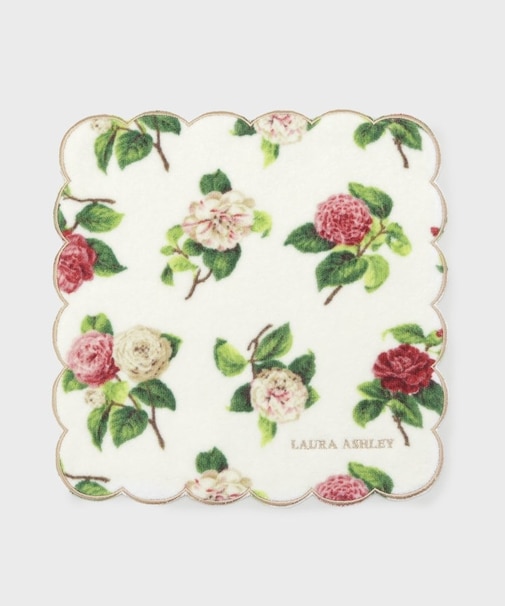 【WEB限定】カミール柄 プリントハンカチ5枚セット (ローラアシュレイ ギフト袋&シール)付き