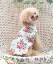 バンチェッド ロージズ柄 ドッグウエア