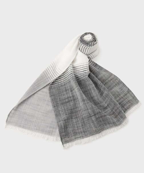 【綿混素材】グラデーションストール