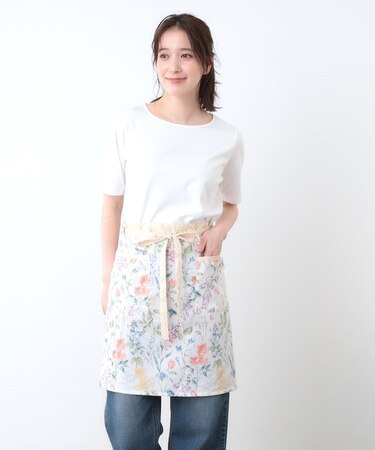 エルストンガーデン柄 カフェ エプロン