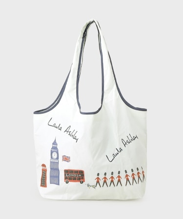 【STORY掲載!】ロンドン柄 レインパッカブルトートバッグ