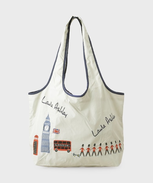 【STORY掲載！】ロンドン柄 レインパッカブルトートバッグ