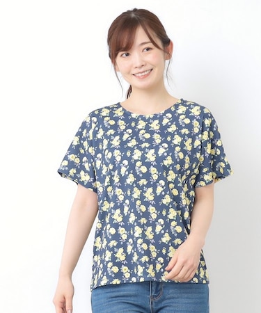 【接触冷感/コットン100％】アルバティーン柄 Tシャツ