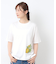 【接触冷感/UVカット／コットン100％】レモン グローブ柄 Tシャツ