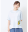 【接触冷感/UVカット／コットン100％】レモン グローブ柄 Tシャツ