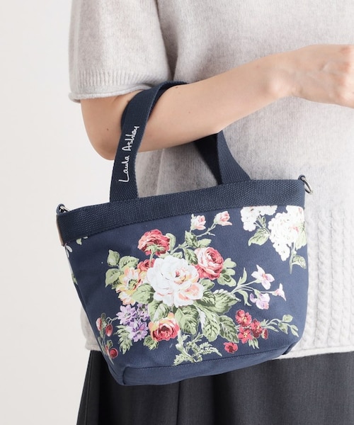 ローズモア柄 トートバッグ S｜ローラアシュレイの通販｜&mall（アンド