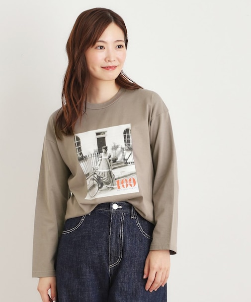 ローラ アシュレイ生誕100周年記念 枚数限定 サイクルガール フォトTシャツ
