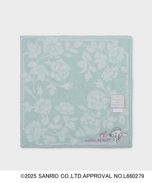 シナモロール&バラ タオルハンカチ