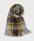 ウール混チェックストール