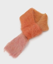 ウール混シャギーショートマフラー