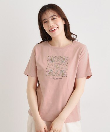 【カラー追加!STORY掲載!/コットン100%/3colors】エラビー スカーフ柄 Tシャツ