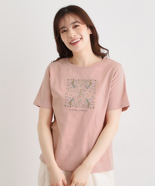 【カラー追加!STORY掲載!/コットン100%/3colors】エラビー スカーフ柄 Tシャツ