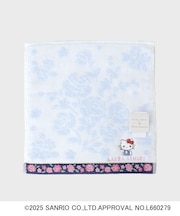 【サンリオキャラクターズ コラボ】ハローキティ＆バラ タオルハンカチ