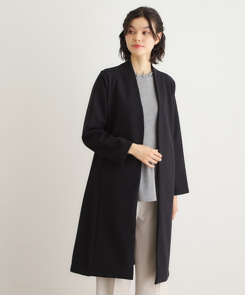 ローラアシュレイ ロングコートファー取り外し可能 洗える／ウールレット】着流しロングコート｜ローラアシュレイの通販