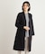 【洗える／ウールレット】着流しロングコート