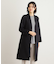 【洗える／ウールレット】着流しロングコート