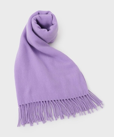 【カシミヤ混】無地ストール