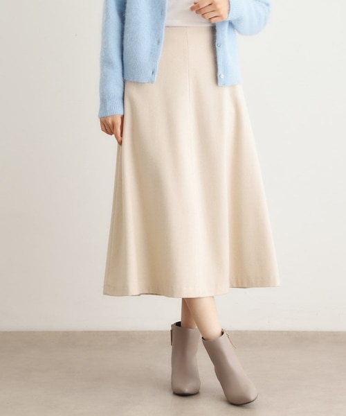 ウール混】フレアスカート｜ローラアシュレイの通販｜&mall（アンド