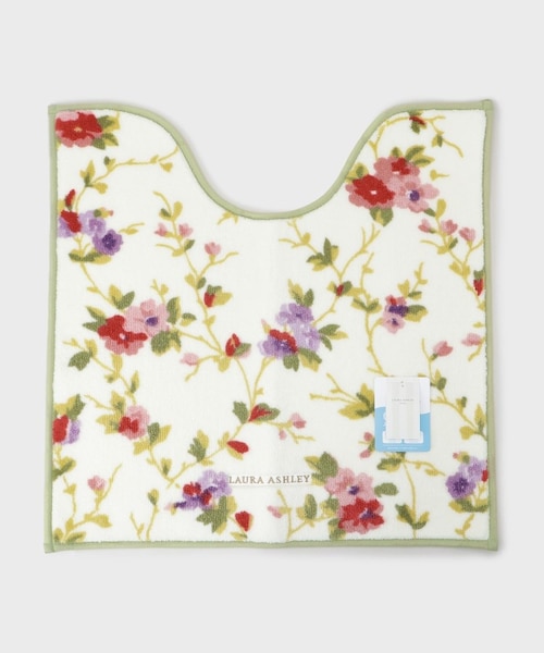 プライオリー柄 トイレマット｜ローラアシュレイの通販｜&mall（アンド