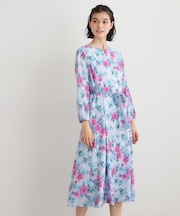 【洗える／同柄アイテムあり】フリーサム ヘイズ柄ワンピース