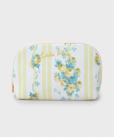 ロザリーナ ストライプ柄 ポーチ