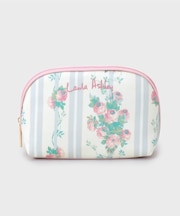 ロザリーナ ストライプ柄 ポーチ