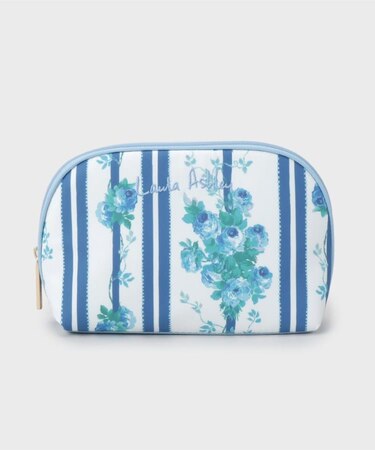 ロザリーナ ストライプ柄 ポーチ