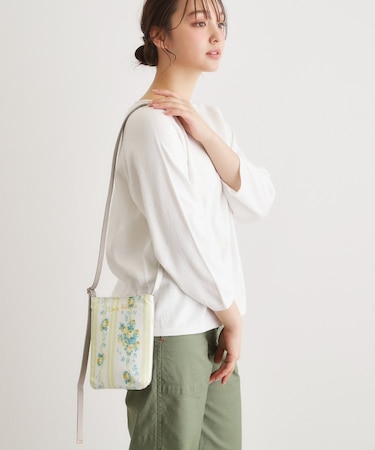 ロザリーナ ストライプ柄 ミニ ショルダー