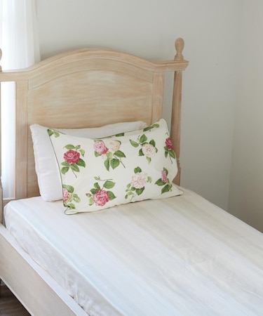 【シングル】カミール柄 ストライプマットレスカバー