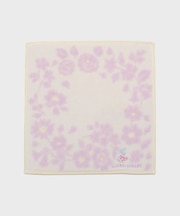 【お配りギフトにおすすめ！】お花刺繍 タオルハンカチ