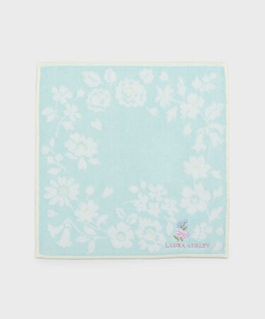 【お配りギフトにおすすめ！】お花刺繍 タオルハンカチ