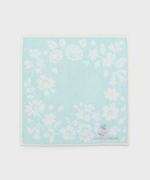 【お配りギフトにおすすめ！】お花刺繍 タオルハンカチ