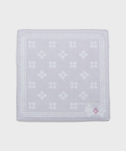 【お配りギフトにおすすめ！】菜の花リボン ピコレースタオルハンカチ