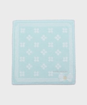 【お配りギフトにおすすめ！】菜の花リボン ピコレースタオルハンカチ