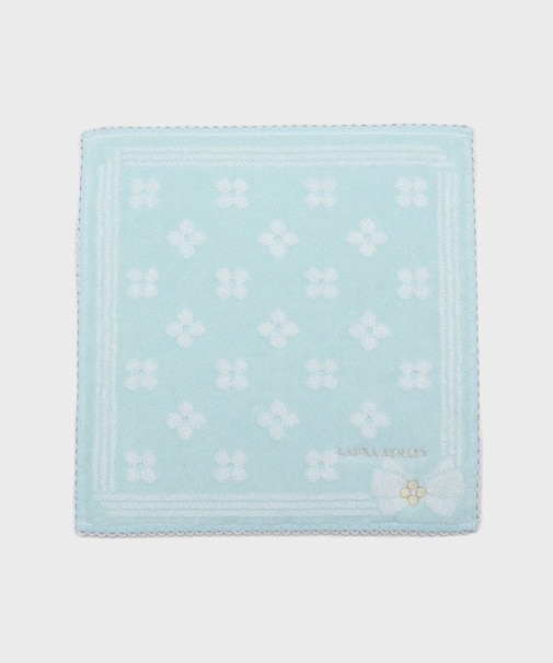 【お配りギフトにおすすめ！】菜の花リボン ピコレースタオルハンカチ