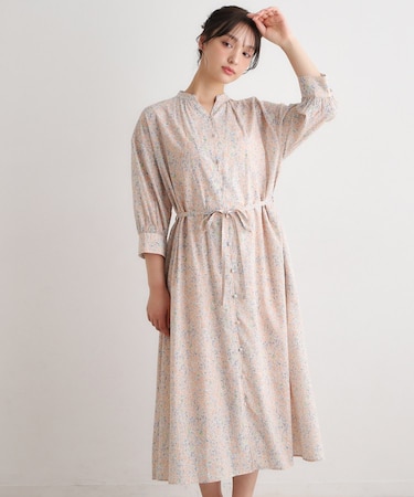 【洗える／同柄アイテムあり】ハービー フィールド柄ワンピース