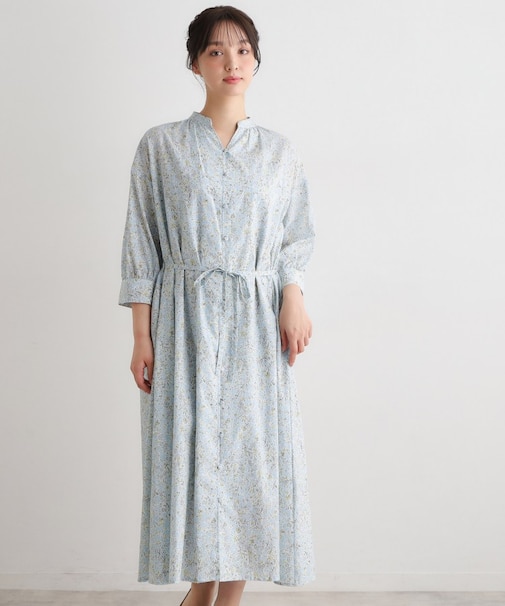 【洗える／同柄アイテムあり】ハービー フィールド柄ワンピース