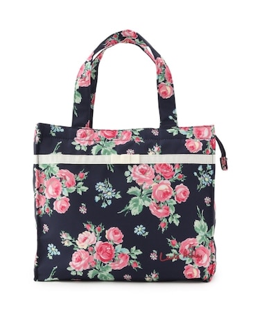 バンチェッドロージズ柄 トートバッグ