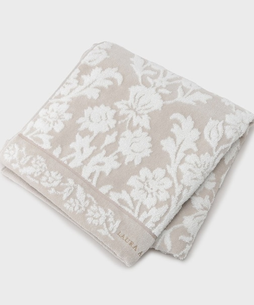 セミントン柄バスタオル