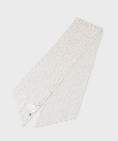 レース剣先ロングスカーフ