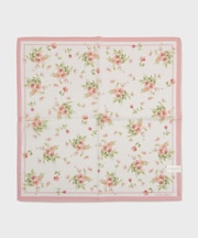 小花柄 プリントハンカチ