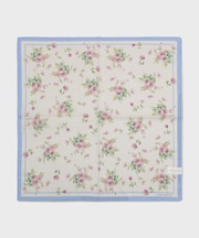 小花柄 プリントハンカチ