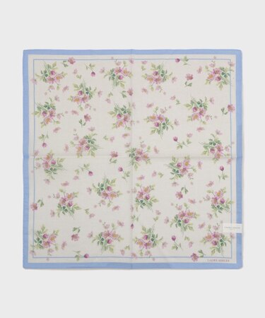 小花柄 プリントハンカチ