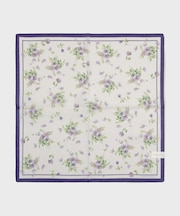 小花柄 プリントハンカチ