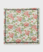 ユリ柄 プリントハンカチ