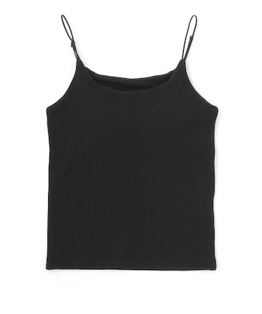 【ロゴ刺繍入り／カップ一体型】カップ付きキャミソール