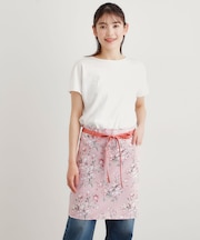 サトクリフチューリップ柄 カフェエプロン