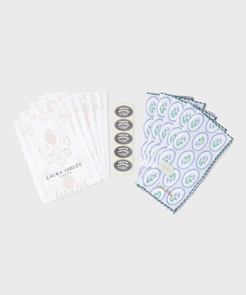 【WEB限定/お配りギフトにおすすめ!/ラッピング資材付き】アリーブルーベルウィズスポット柄プリントタオルハンカチ 5枚セット